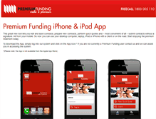 Tablet Screenshot of ifund.premiumfunding.net.au